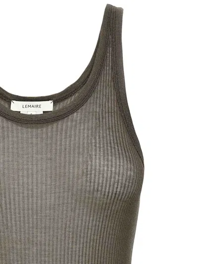 Lemaire Suspenders Tank Top In Black