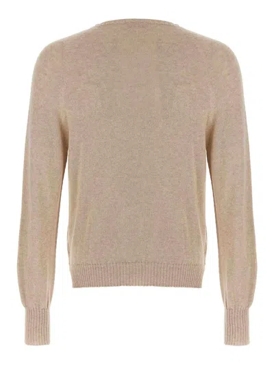 Ma'ry'ya Cashmere Cotton Sweater In Neutral