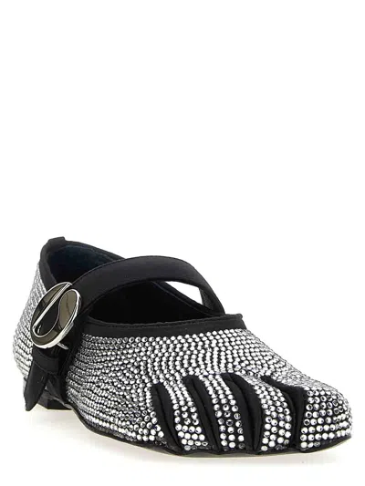 Coperni Five-toe Ballet Flats In Black