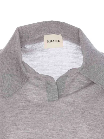 Khaite Morgane Top In Gray
