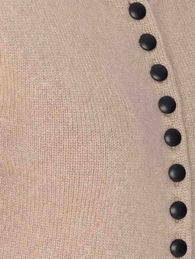 Khaite Beige Josette Cardigan In Neutral