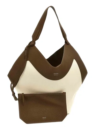 Khaite Medium Lotus Tote Bag In Neutral