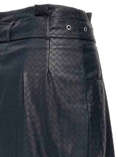 Rotate Birger Christensen Midi Paper Waist Skirt