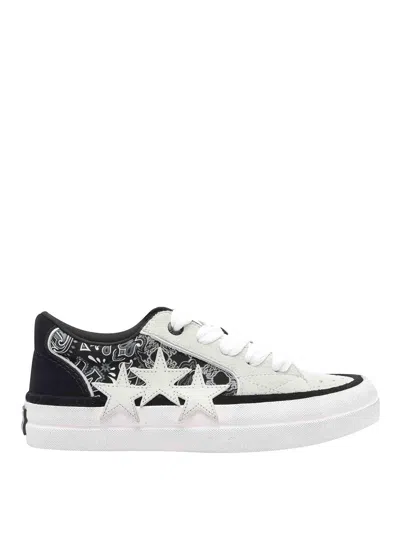 Amiri Sunset Skate Paisley-printed Suede Sneakers