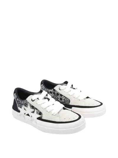 Amiri Sunset Skate Paisley-printed Suede Sneakers