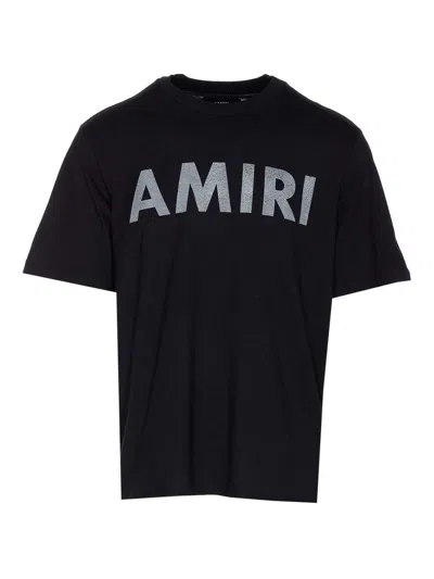 Amiri Logoed T-shirt In Black