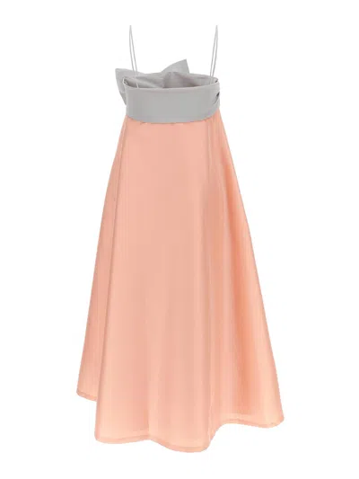Bernadette 'bailey' Long Dress In Pink