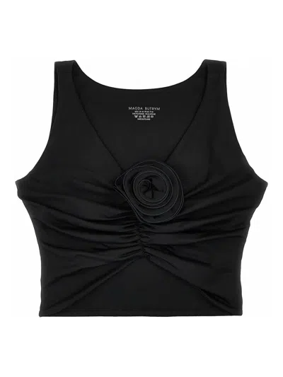 Magda Butrym Women's Top With Flower Top