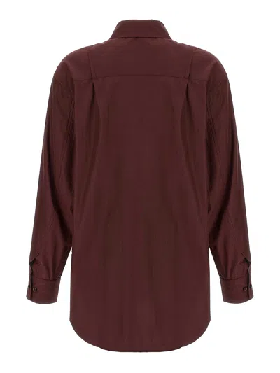 The Andamane Cotton Sweater In Clothing In Burgundy
