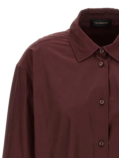 The Andamane Cotton Sweater In Clothing In Burgundy