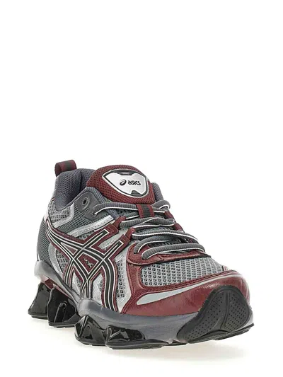 Asics Multicolor Mesh And Rubber Gel Quantum Kinetic Sneakers
