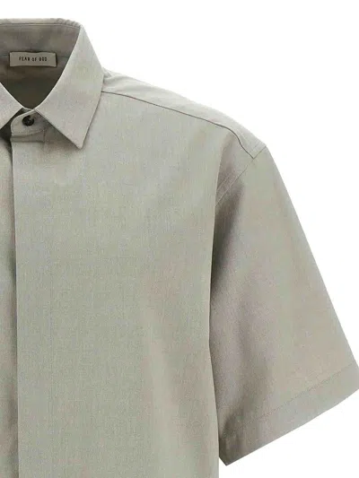 Fear Of God Oxford Shirt In Green