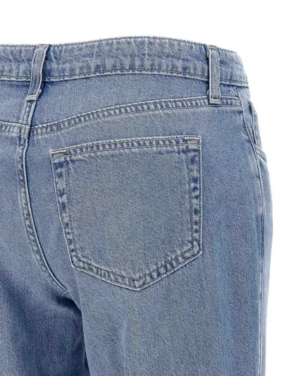 L Agence Nevia Five-pocket Jeans In Blue