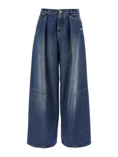 Jean Paul Gaultier The Topstiching Detail Jeans In Blue