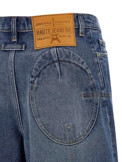 Jean Paul Gaultier The Topstiching Detail Jeans In Blue
