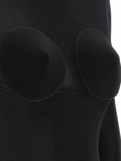 Jean Paul Gaultier Cone Sweater In Black