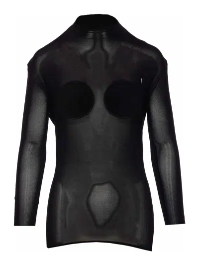 Jean Paul Gaultier The Backless Conical Top In Black