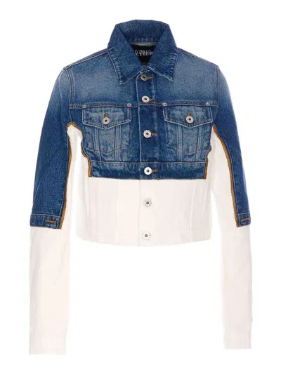 Jean Paul Gaultier Petit Grand Trompe Loeil Denim Jacket