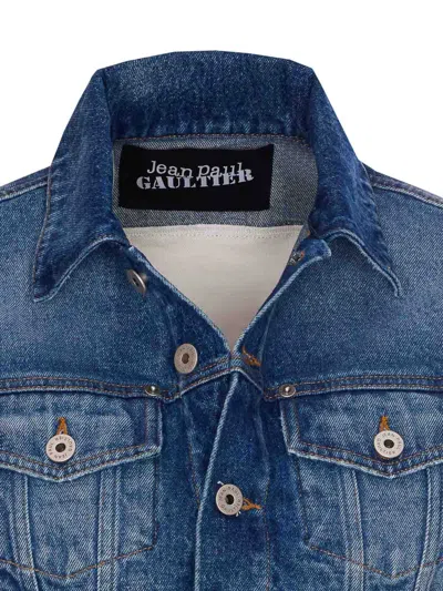 Jean Paul Gaultier Petit Grand Trompe Loeil Denim Jacket