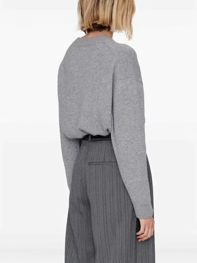Anine Bing Cashmere Sweaters In Gray