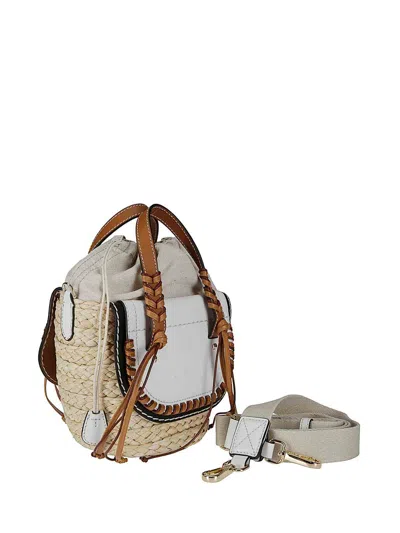 Cuba Lab Hand Bag In Leather And In