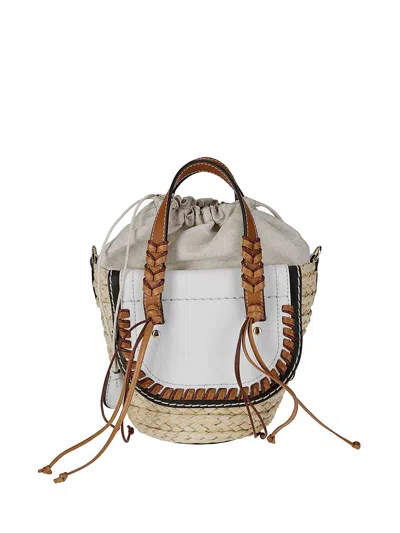Cuba Lab Hand Bag In Leather And In