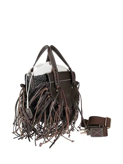 Cuba Lab Hand Bag In Raffia And