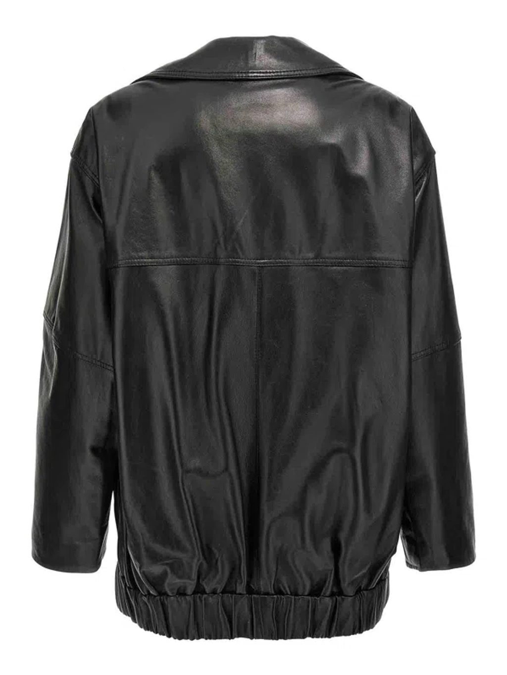 レザージャケット・コート MARELLA Bomber capsule Emily Ratajkowski x Marella Marella Bomber Capsule Emily Ratajkowski X In Black | ModeSens