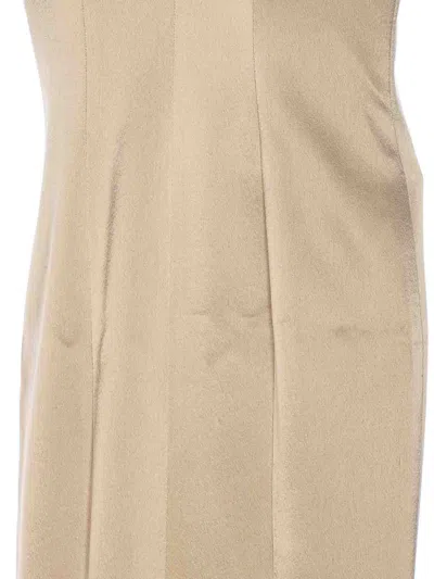 Fely Campo Long Dress In Gold