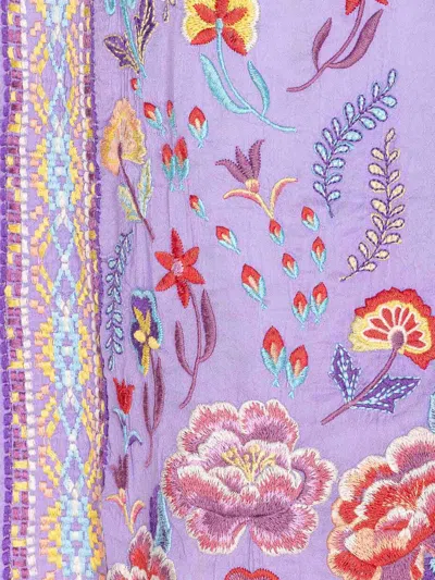 Johnny Was Bougainville Lafaret Blouse In Purple In Purple