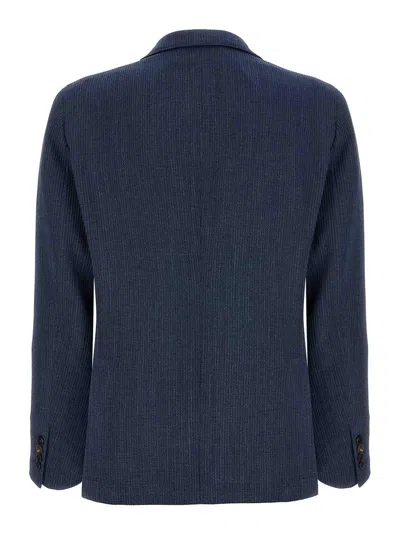 Pal Zileri 'brera' Blazer Button Cuffs In Blue