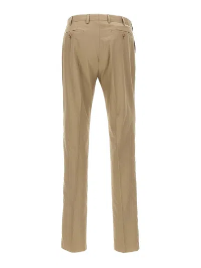 Pal Zileri Duca Suits Beige In Brown