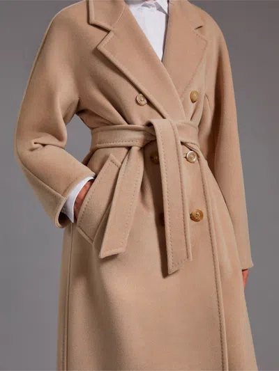 Max Mara Beige Double Breasted Trench Coat