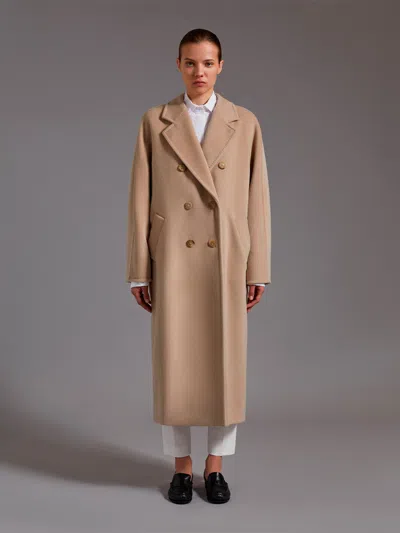 Max Mara Beige Double Breasted Trench Coat