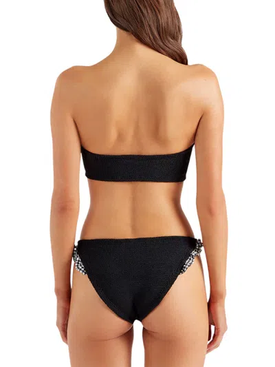 Hunza G Jean Gingham-ruffle Crinkle Bikini