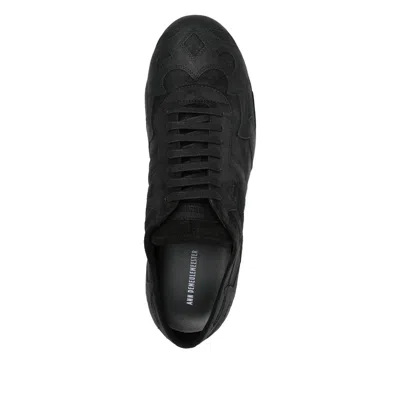 Ann Demeulemeester Milton Low-top Boxing Sneakers In Black