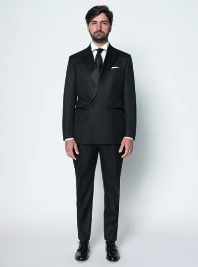 Lab001 Men's Dress  Double-breasted Two Silk Buttons