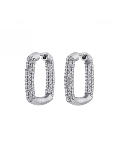 Rosato Earrings  White Rzbi21 In Silver