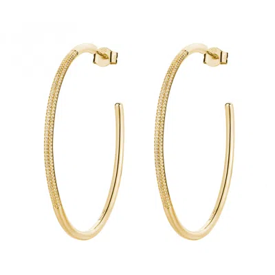 Rosato Silver Earrings Woman  White Rzbi78 In Gold