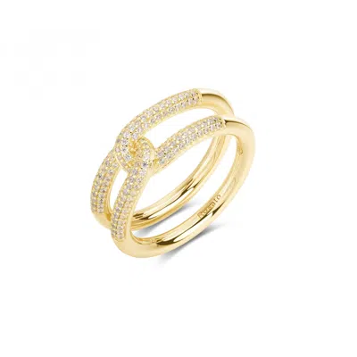 Rosato Silver Ring Woman  White Rzbi84 In Gold
