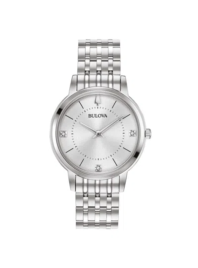 Bulova Donna Watch  Ultra Slim Lady 96p183 In Metallic
