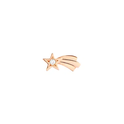 Dodo Earring Star Comet Rose Gold And Diamond Woman  _