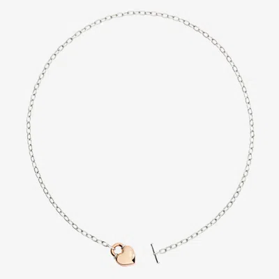 Dodo Women's Necklace  Heart Dcc5001heart0009a In Metallic