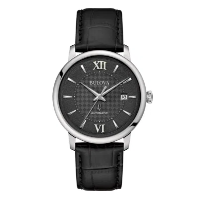 Bulova Classic Hudson Watch, 39mm In Black