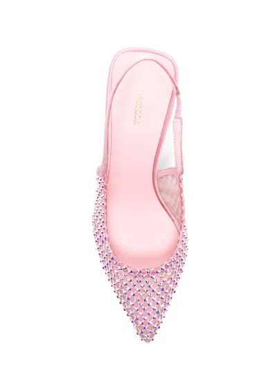 Le Silla Gilda 100mm Crystal-embellished Pumps In Pink