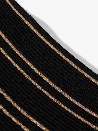 Balmain Top Cross Listing In Black