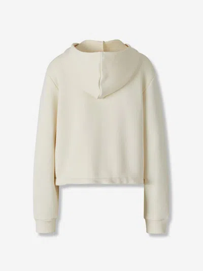Moncler Hooded Sweatshirt With Zipper In Gray