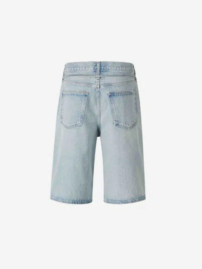 Agolde Emmi Short Bermuda In Blue