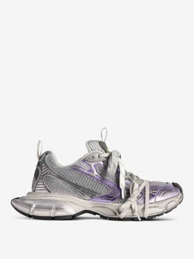 Balenciaga Multicolor Mesh And Rubber 3xl Sneakers In Gray