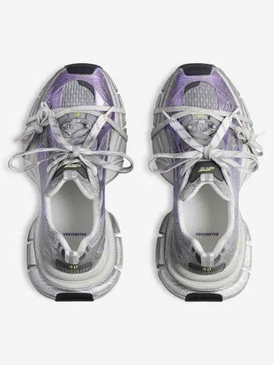 Balenciaga Multicolor Mesh And Rubber 3xl Sneakers In Gray